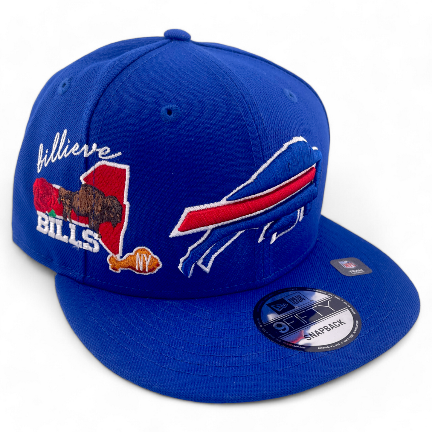 New Era Buffalo Bills NFL Icon Billieve State 9FIFTY Snapback Adjustable Hat Cap