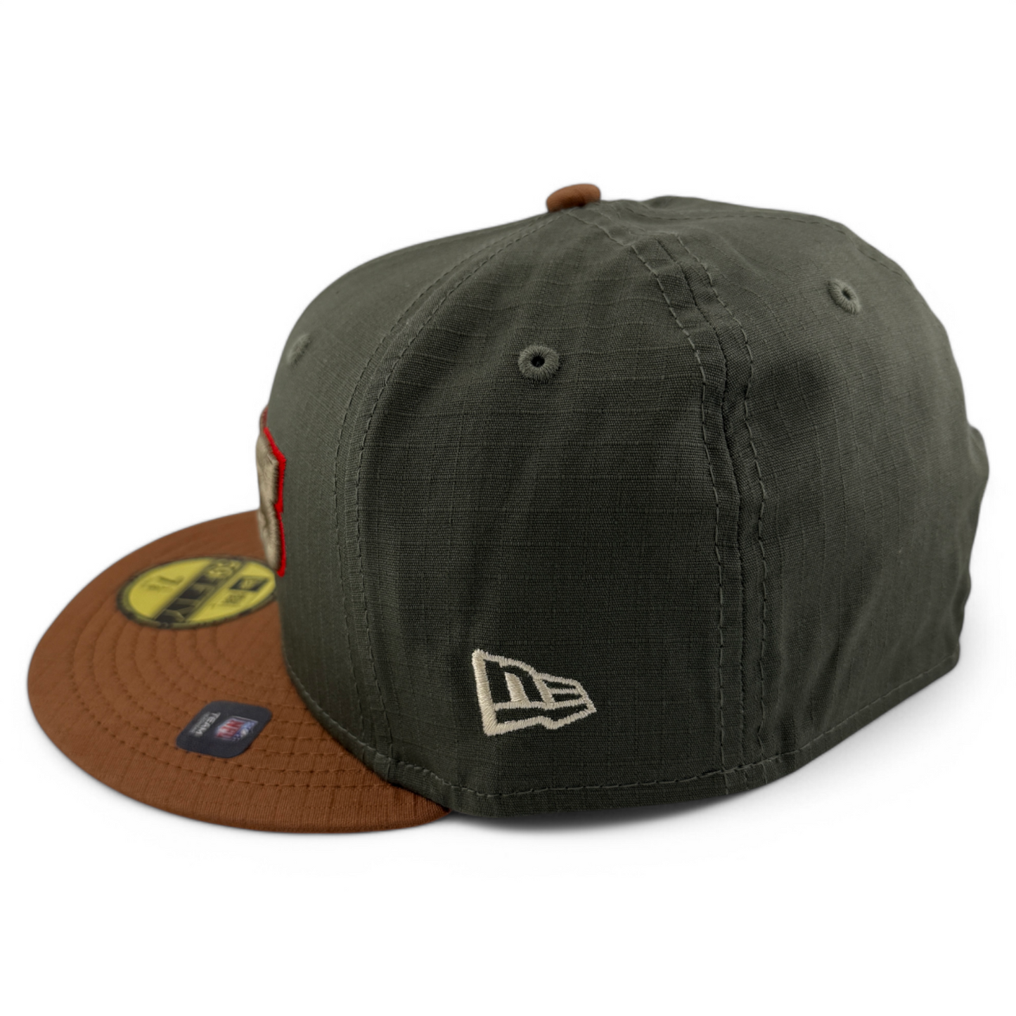 New Era Buffalo Bills NFL Ripstop Olive 60th Anniversary 59Fifty Fitted Hat Cap