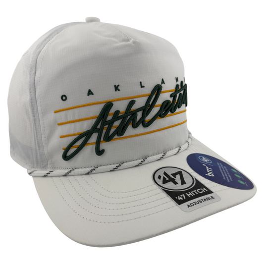 '47 Brand Oakland Athletics A's Downburst brrr Hitch A-Frame Snapback Adjustable