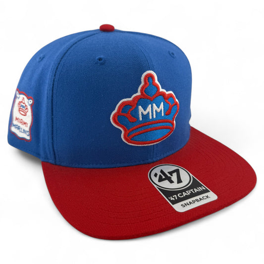 '47 Brand Miami Marlins City Connect 2022 MLB Captain Snapback Adjustable Hat