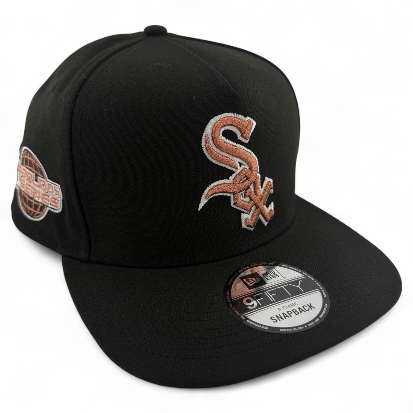 New Era Chicago White Sox MLB Copper A-Frame 9FIFTY Snapback Adjustable Hat Cap