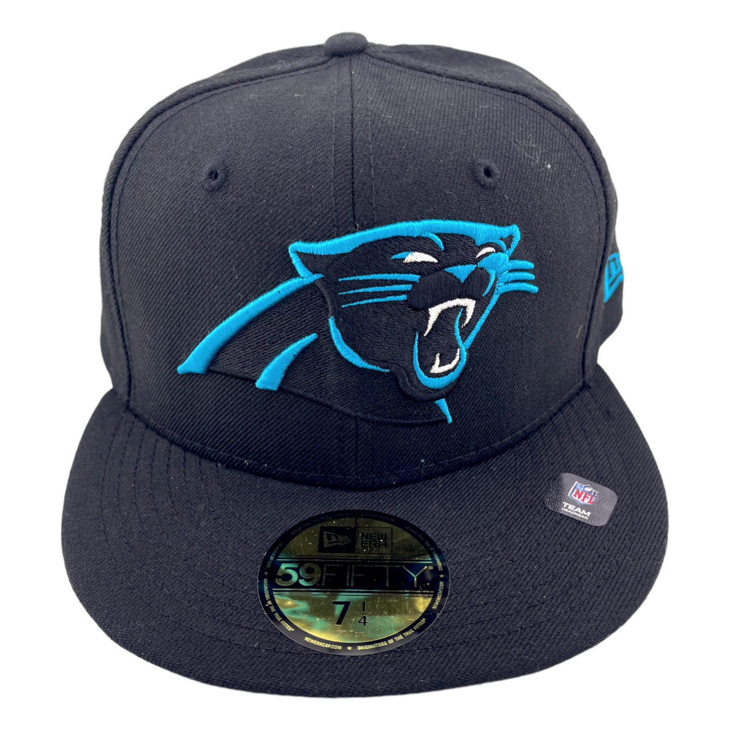 New Era Carolina Panthers Classic Omaha Main Black/Grey UV 59Fifty Fitted Hat