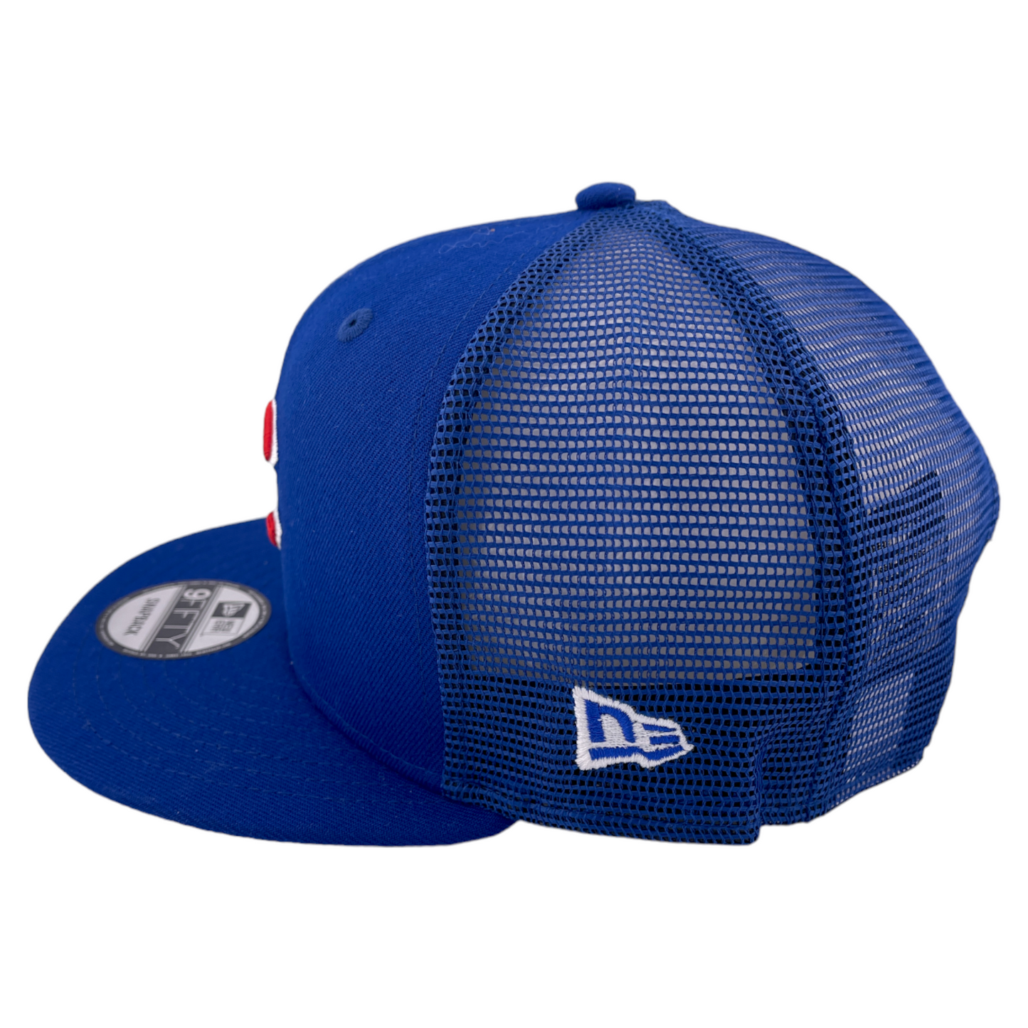 New Era Chicago Cubs MLB Team Colors Trucker Mesh Back 9Fifty Snapback Hat Cap