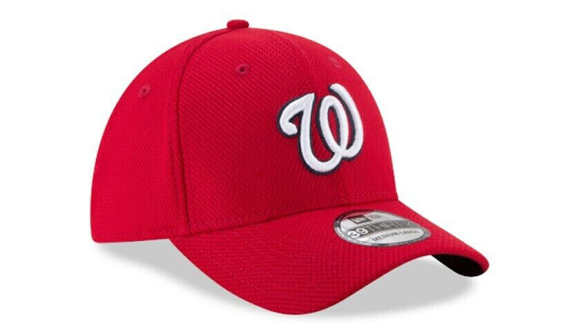 New Era Washington Nationals Red Diamond Era Logo MLB 39Thirty Hat Cap