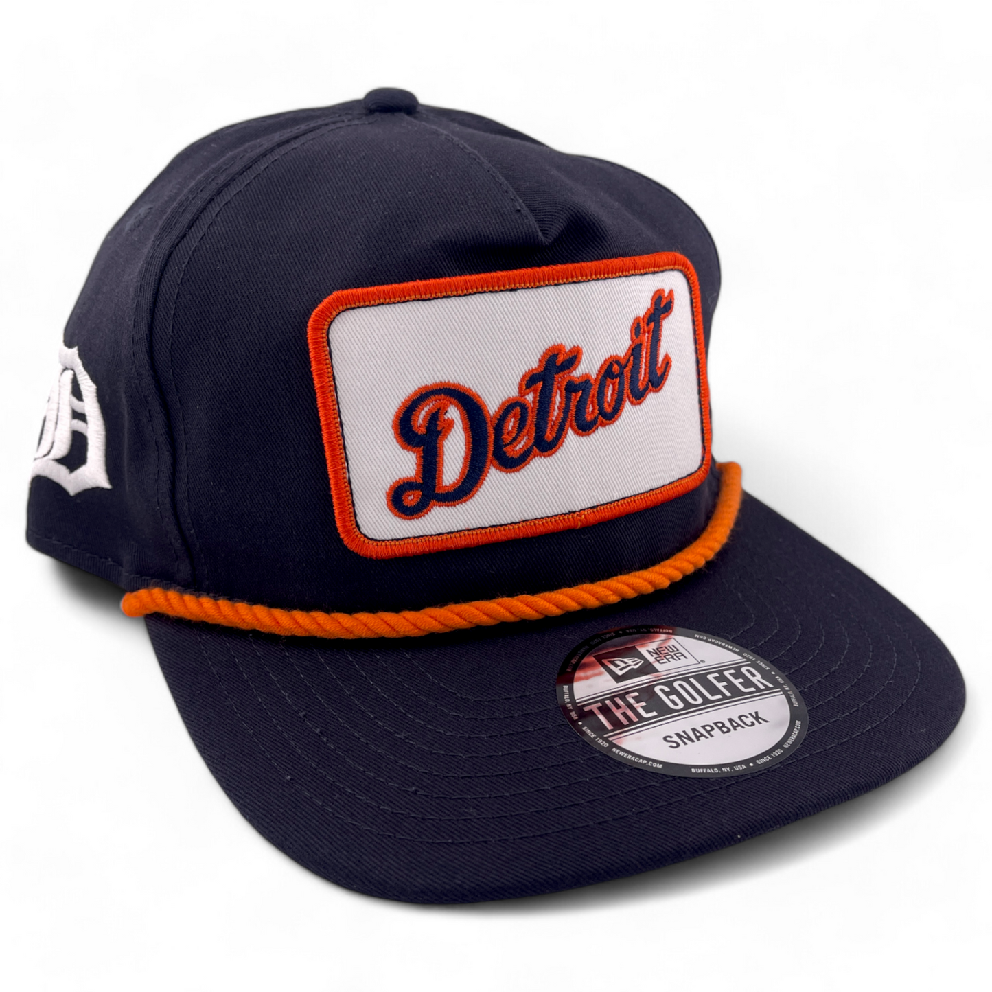 New Era Detroit Tigers MLB The Golfer Patch A-Frame Snapback Adjustable Hat Cap