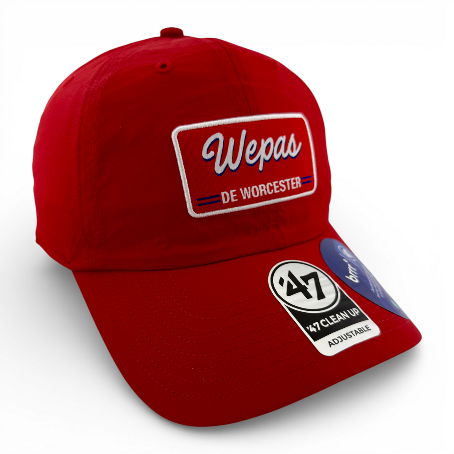 '47 Brand Los Wepas de Worcester WooSox Brrr Clean Up Adjustable Dad Hat Cap