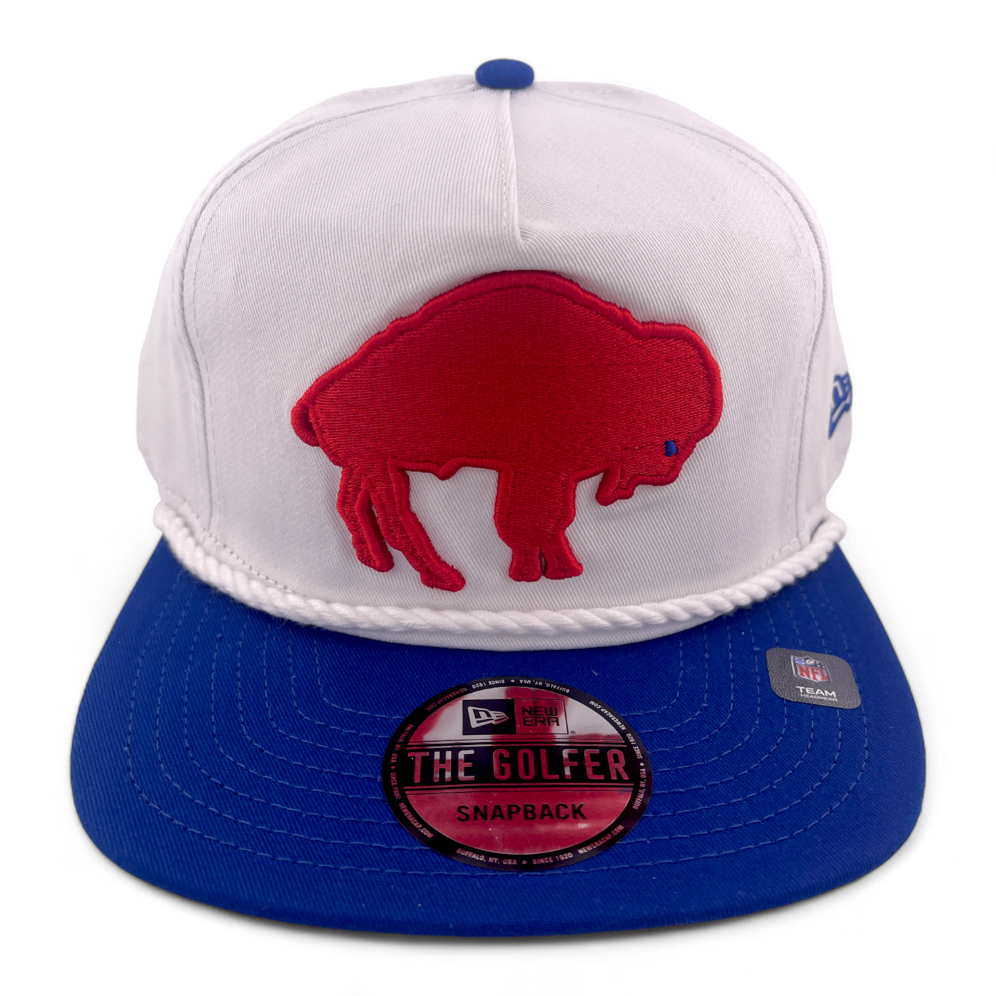 New Era Buffalo Bills NFL Historic The Golfer Rope A-Frame Snapback Hat Cap