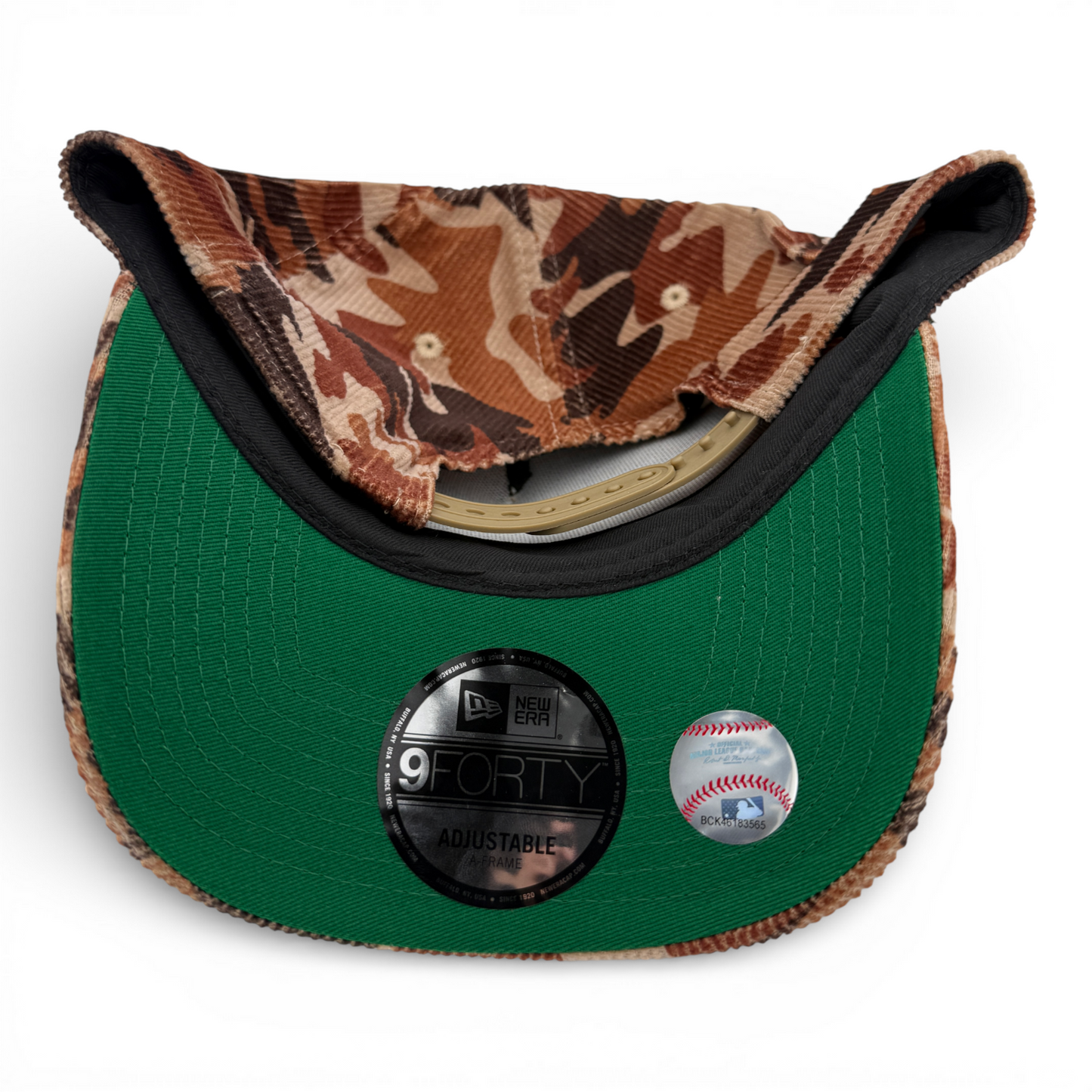 New Era Los Angeles Dodgers MLB Camo Cord A-Frame 9Forty Snapback Adjustable Hat