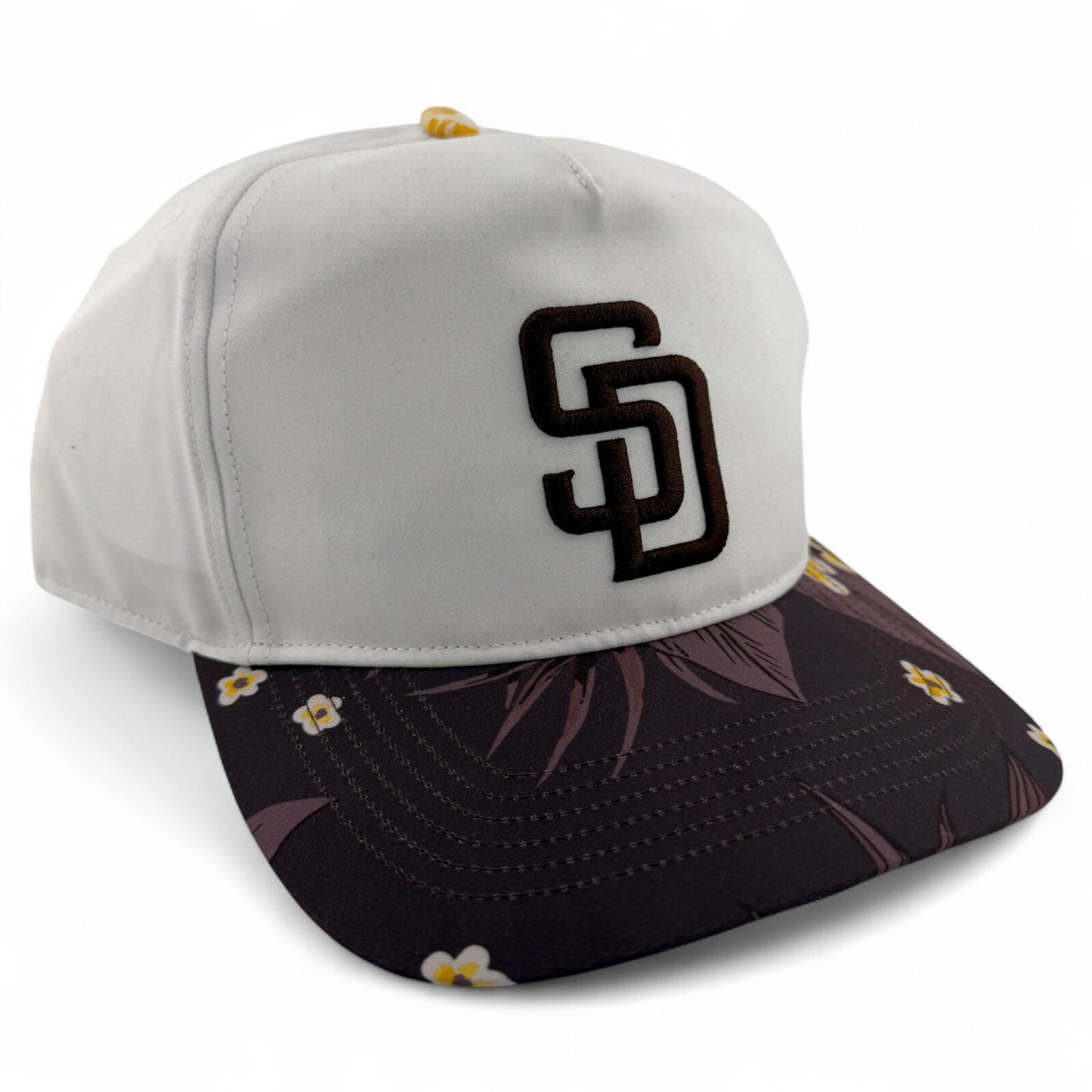 '47 Brand San Diego Padres MLB Floral Hitch A-Frame Snapback Adjustable Hat Cap