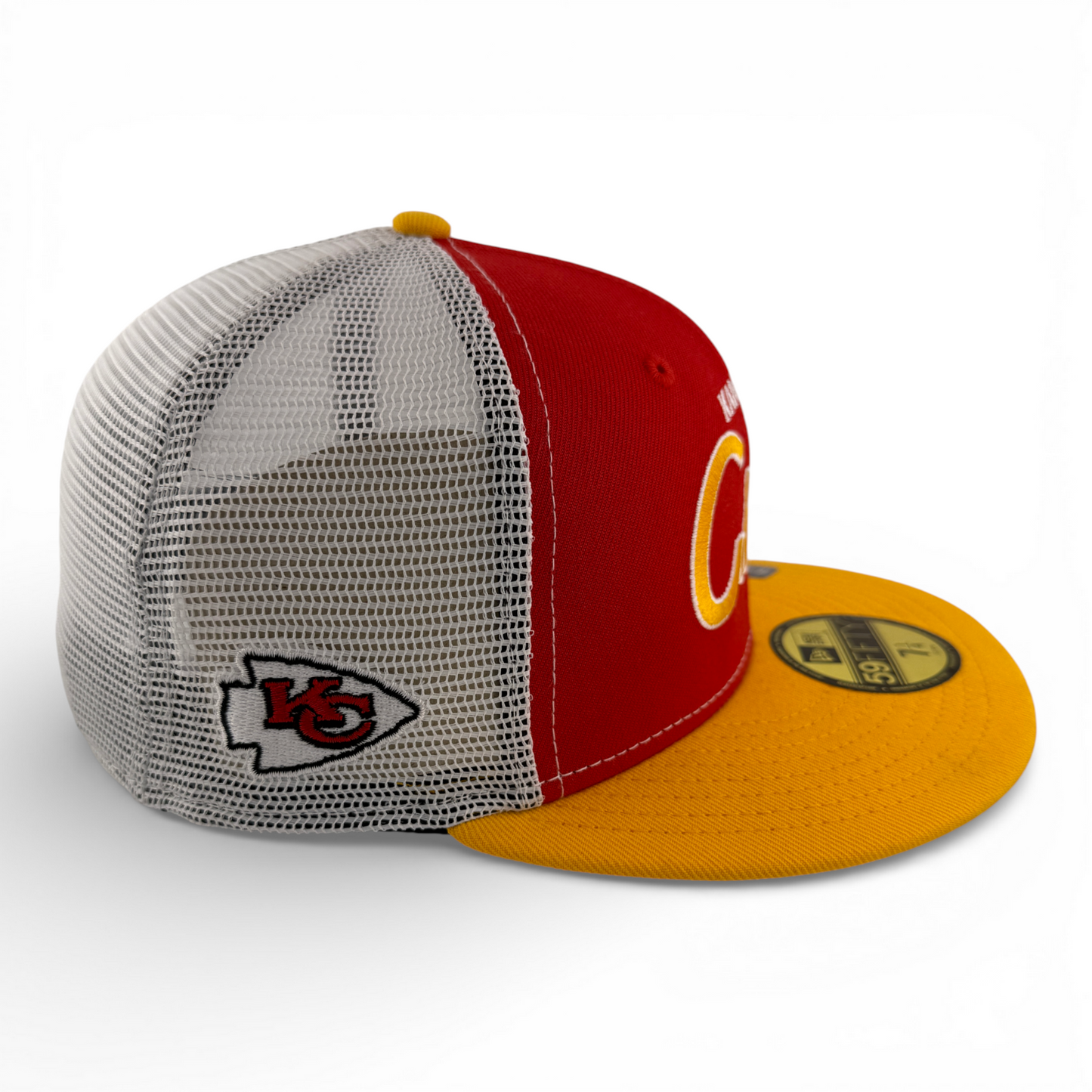 New Era Kansas City Chiefs NFL Draft ‘04 Lids Script Mesh 59FIFTY Fitted Hat Cap