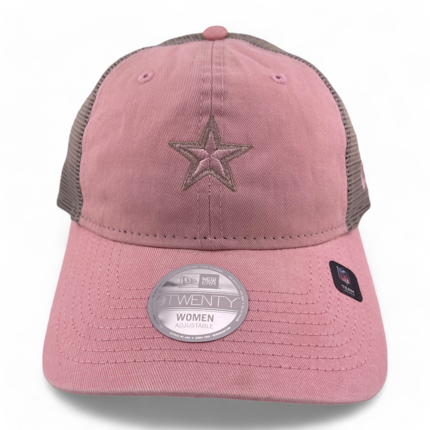 '47 Brand Dallas Cowboys NFL Pink Mesh Back Women's Clean Up Adjustable Dad Hat