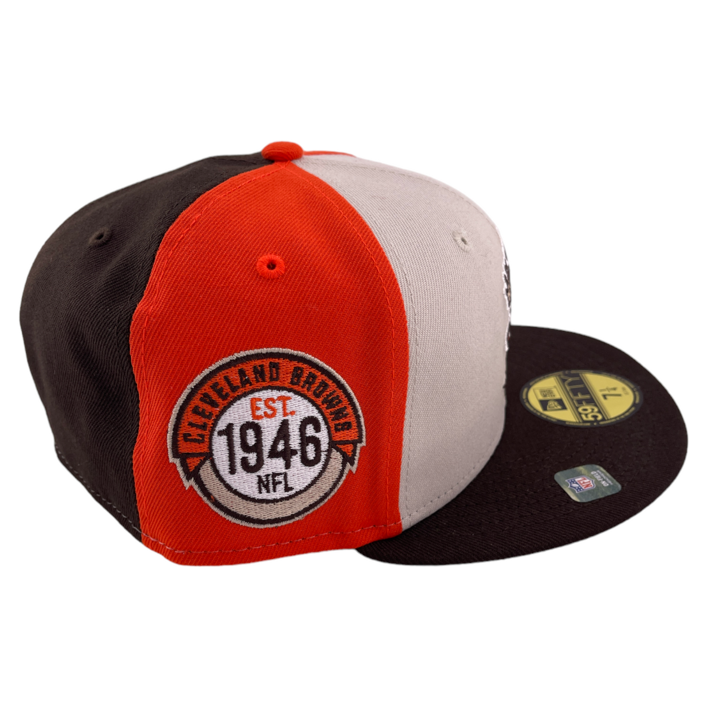 ~NEW DROP~ New Era Cleveland Browns NFL Sideline Historic Brownie Elf 59Fifty Fitted Hat Cap