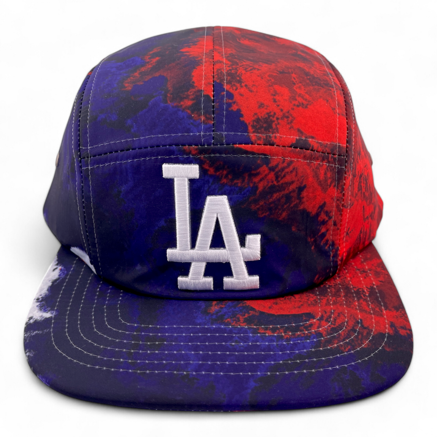 Pro Standard Los Angeles Dodgers MLB Royal/Red Dip-Dye 5-Panel Adjustable Hat