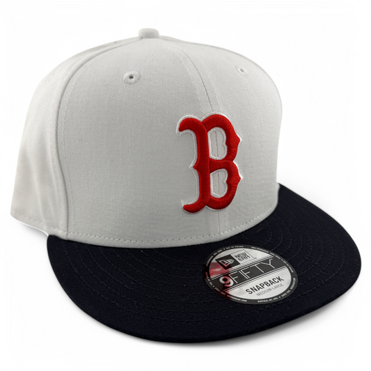 New Era Boston Red Sox MLB White Crown 9FIFTY Snapback Adjustable Hat Cap