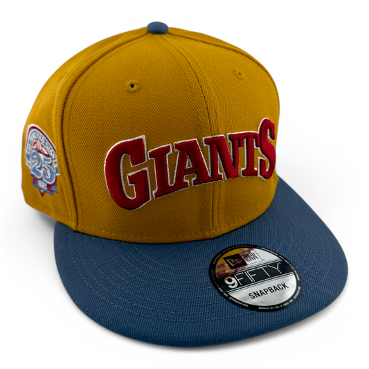 New Era San Francisco Giants MLB Panama Tan 9FIFTY Snapback Adjustable Hat Cap