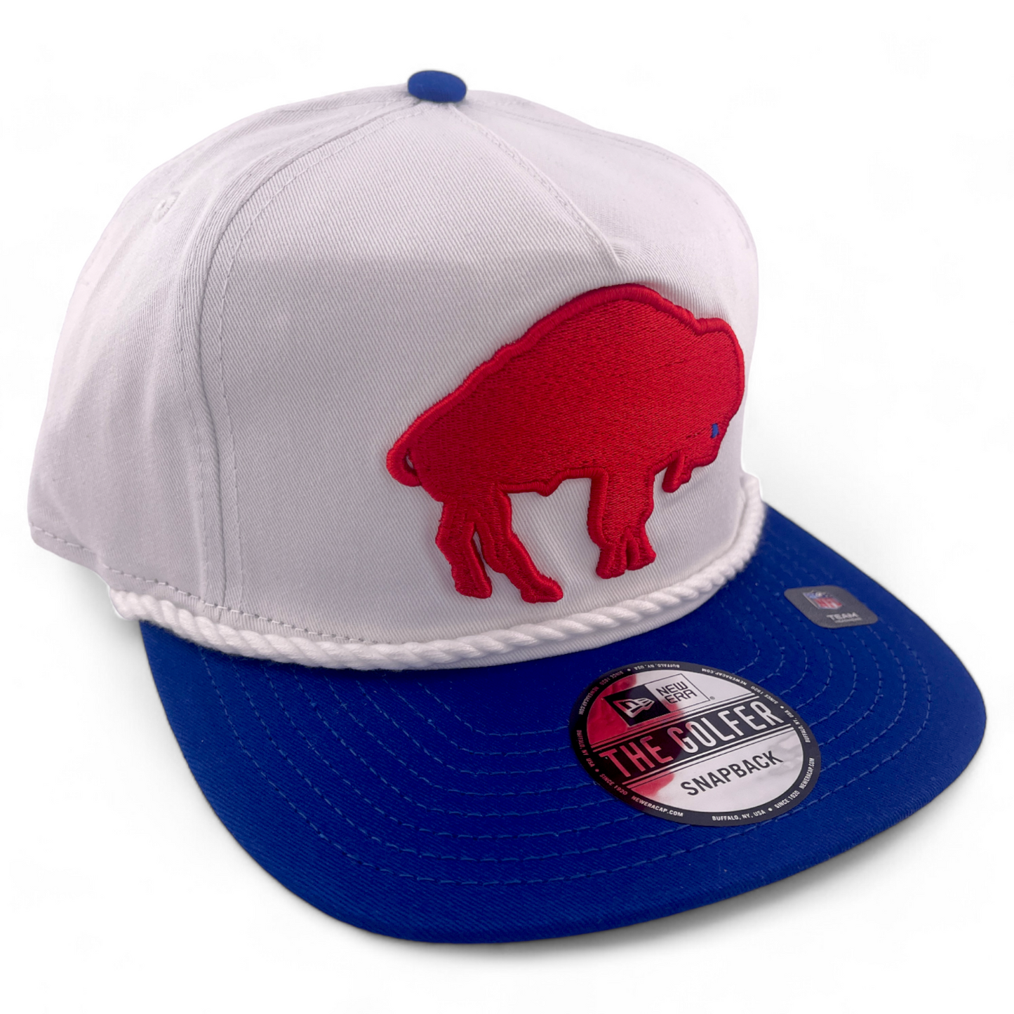 New Era Buffalo Bills NFL Historic The Golfer Rope A-Frame Snapback Hat Cap