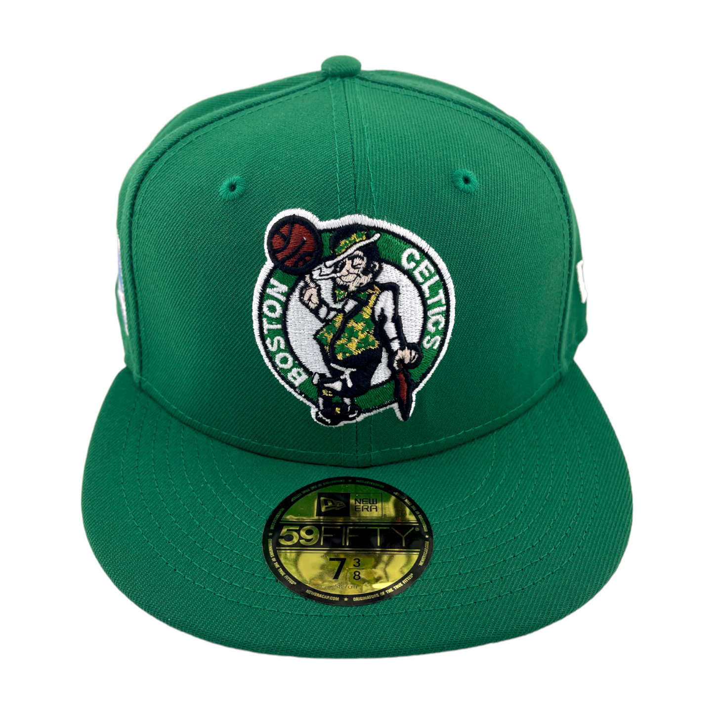 New Era Boston Celtics 17x Champions Patch Green/Purple UV 59Fifty Fitted Hat