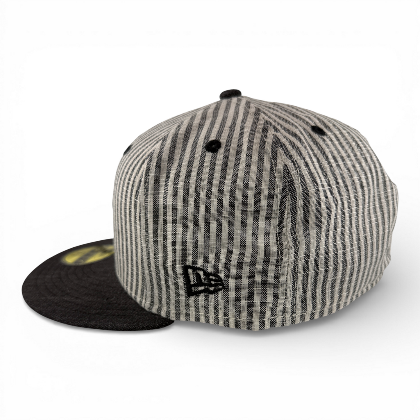 New Era Colorado Rockies MLB Seersucker Pack Denim Stripe 59Fifty Fitted Hat Cap