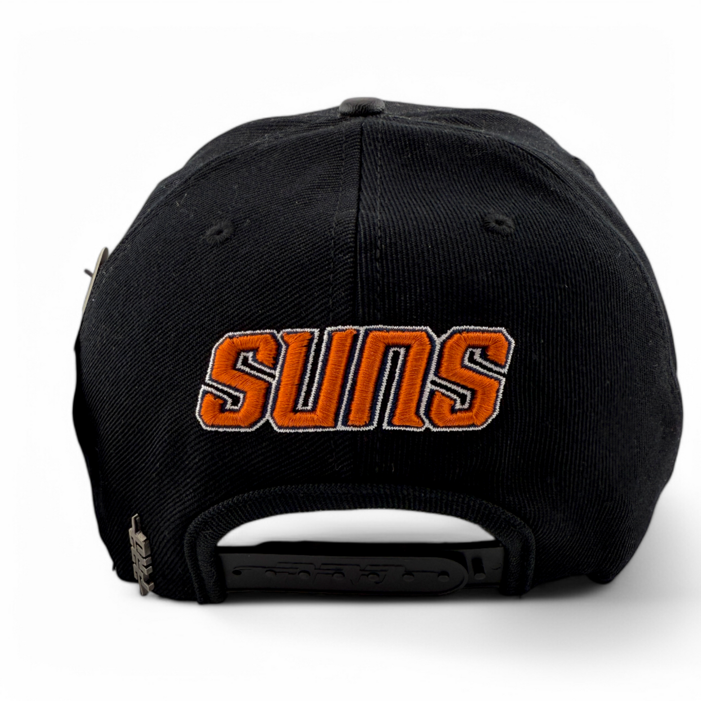 Pro Standard Phoenix Suns S Shag Logo Black/Orange Snapback Adjustable Hat Cap