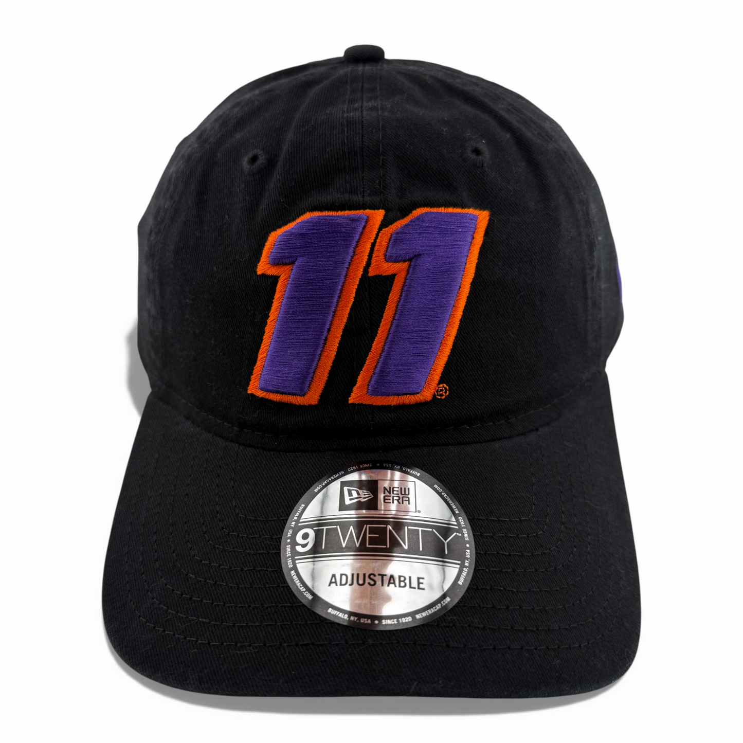 New Era Denny Hamlin Nascar #11 Enzyme Washed 9Twenty Adjustable Dad Hat Cap