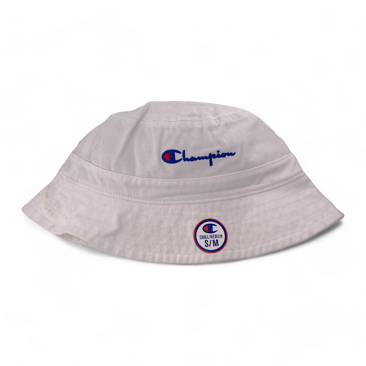 Champion Script Logo Classic All White H78459 Boonie Bucket Hat Unisex Adult