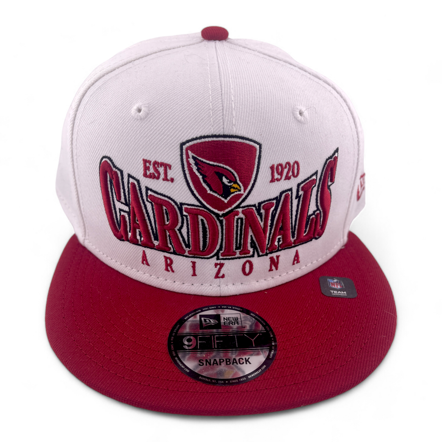 New Era Arizona Cardinals NFL Crest Logo Pack 9FIFTY Snapback Adjustable Hat Cap