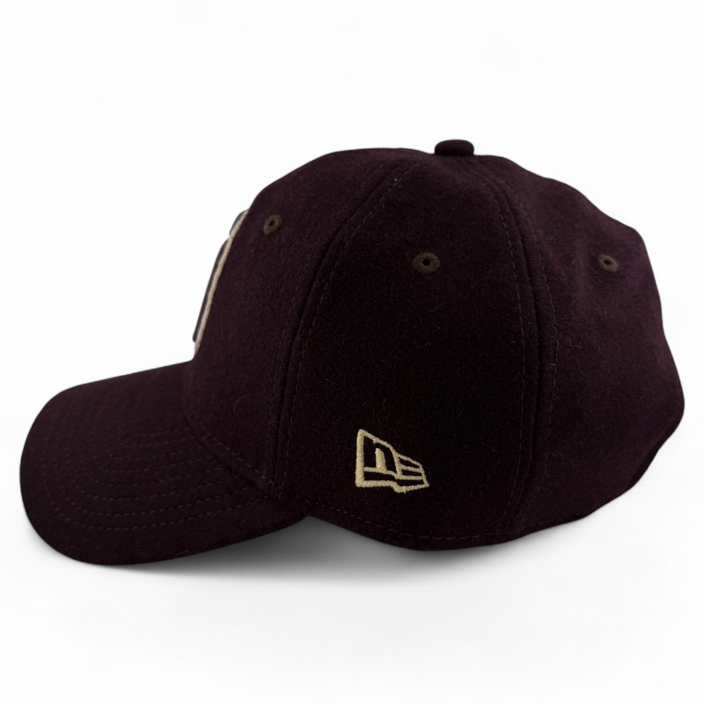 New Era San Diego Padres OTC Melton Felt Maroon 9Twenty Adjustable Dad Hat Cap