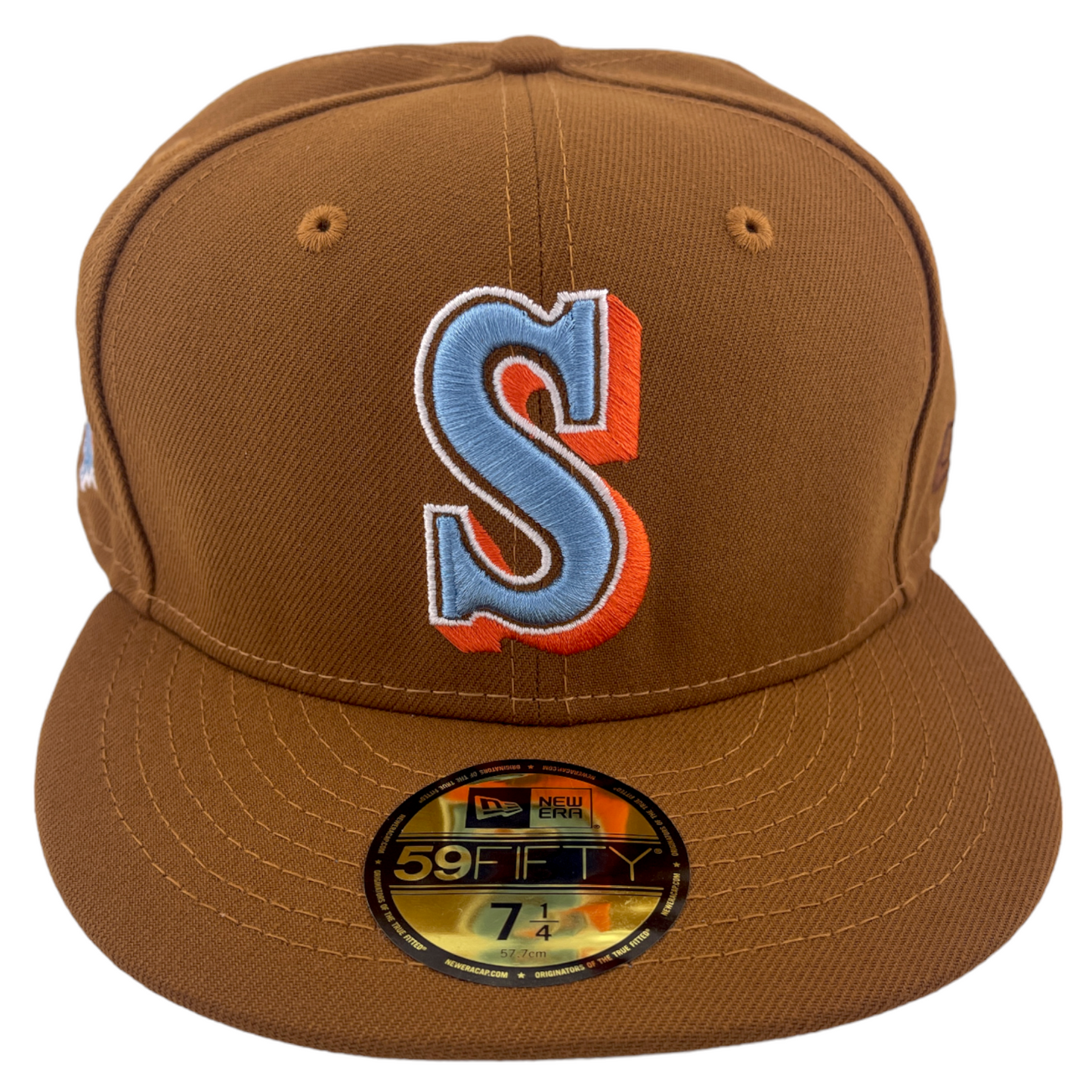 New Era Seattle Mariners MLB 50th All-Star Game Brown/Blue UV 59Fifty Fitted Hat Cap