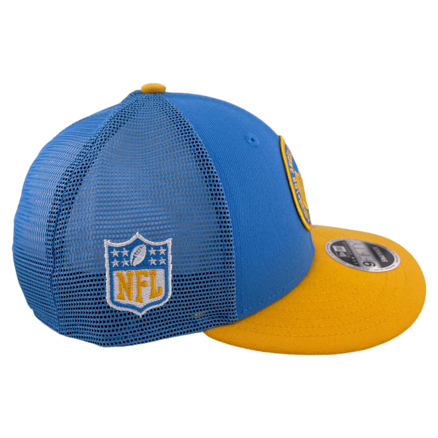 ~NEW DROP~ New Era Los Angeles Chargers 2023 Sideline 9FIFTY Low Profile Mesh Snapback Hat