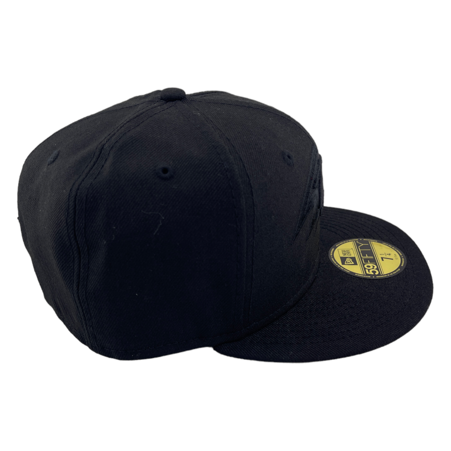 New Era Baltimore Ravens Blacked Out Logo All Black/Grey UV 59Fifty Fitted Hat