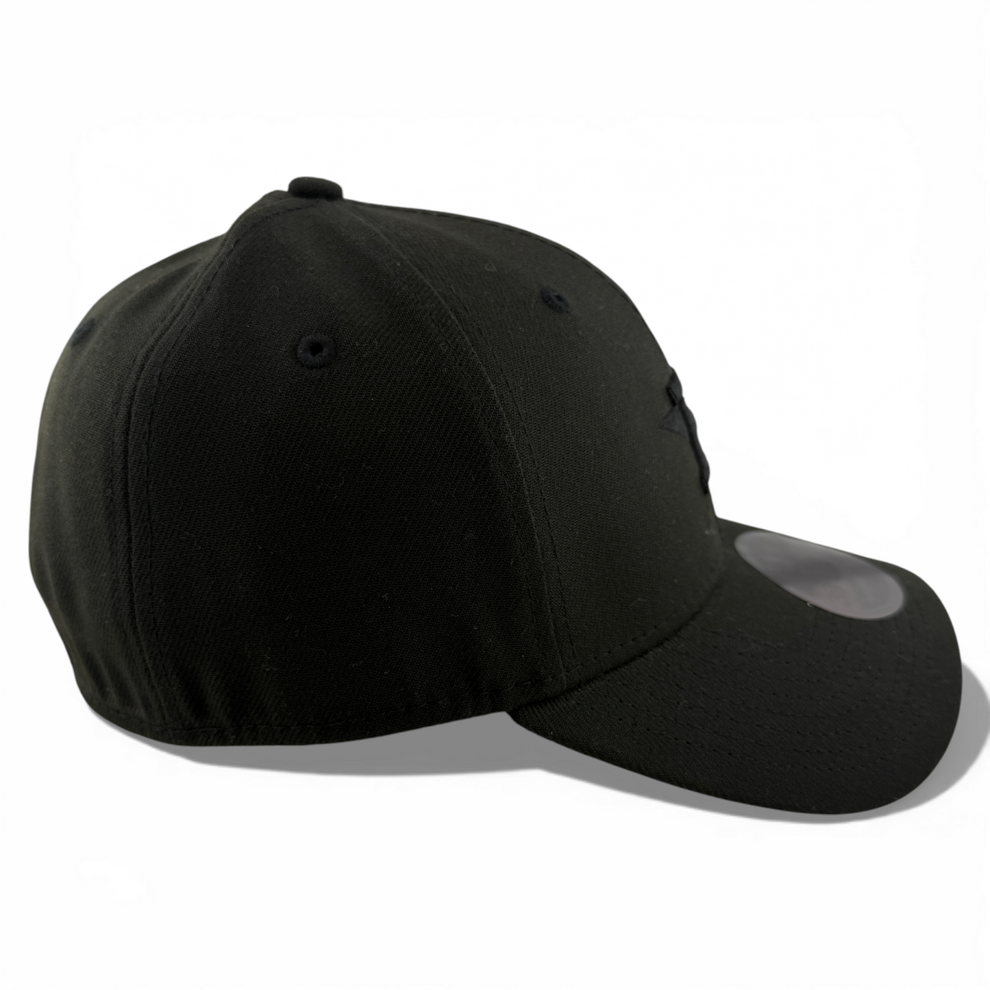 New Era Houston Astros MLB All Blackout Blacked Out 39Thirty Flex Fit Hat Cap