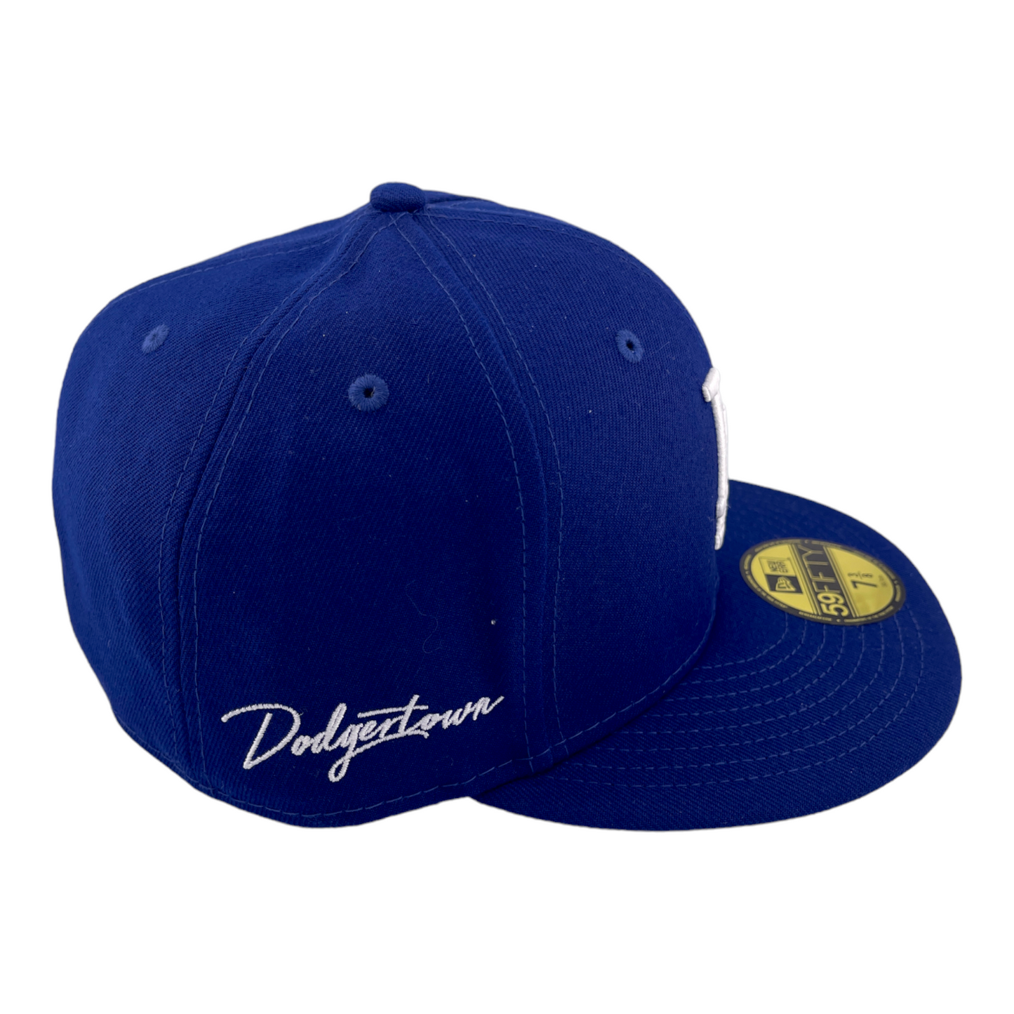 New Era Los Angeles Dodgers Dodgertown Side Stitching Logo Sweatband 59FIFTY Hat Cap