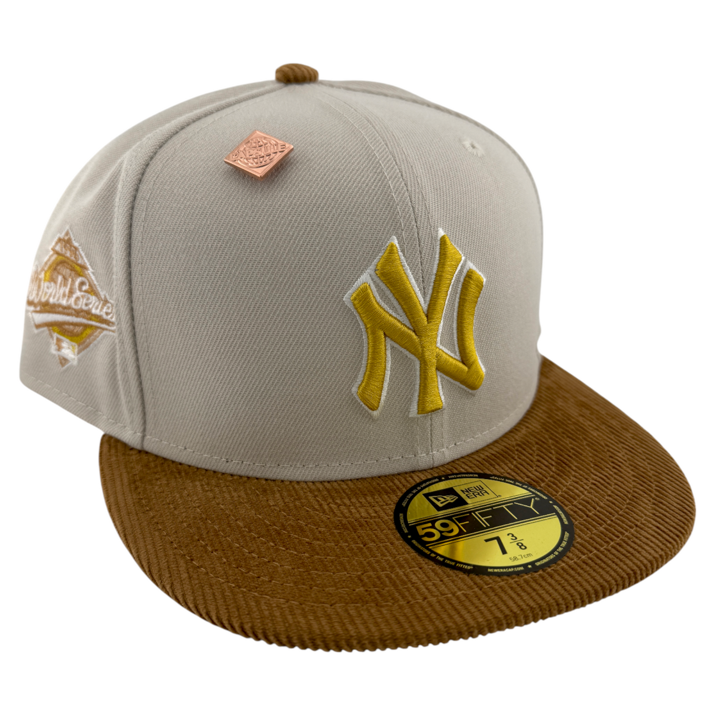 New Era New York Yankees MLB Corduroy Visor Capsule Exclusive 59FIFTY Fitted Hat
