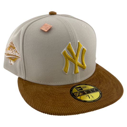 New Era New York Yankees MLB Corduroy Visor Capsule Exclusive 59FIFTY Fitted Hat