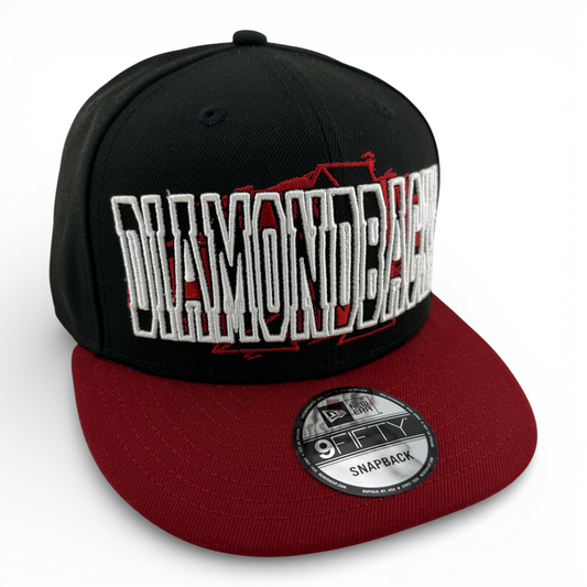 New Era Arizona Diamondbacks MLB Splatter 9FIfty Snapback Adjustable Hat Cap