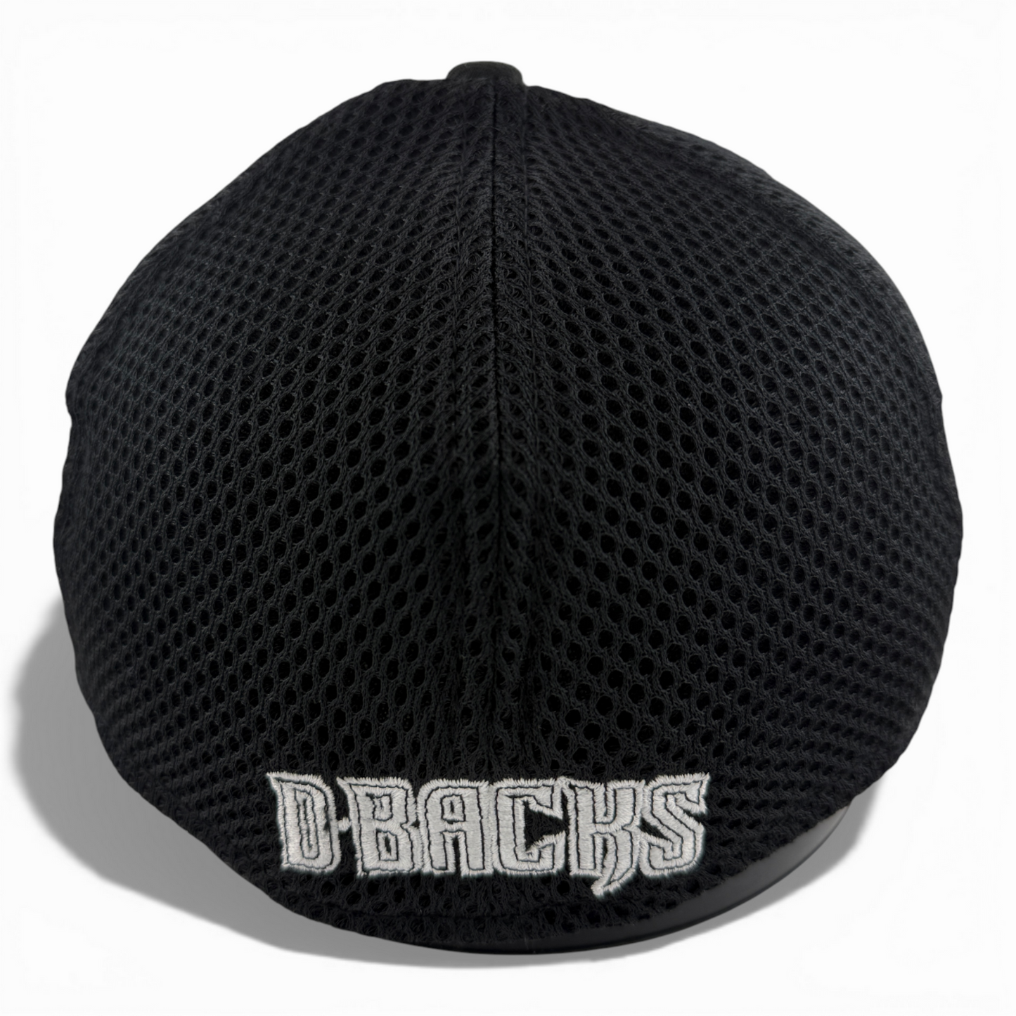 New Era Arizona Diamondbacks MLB Black White Logo Neo Mesh 39Thirty Flex Fit Hat