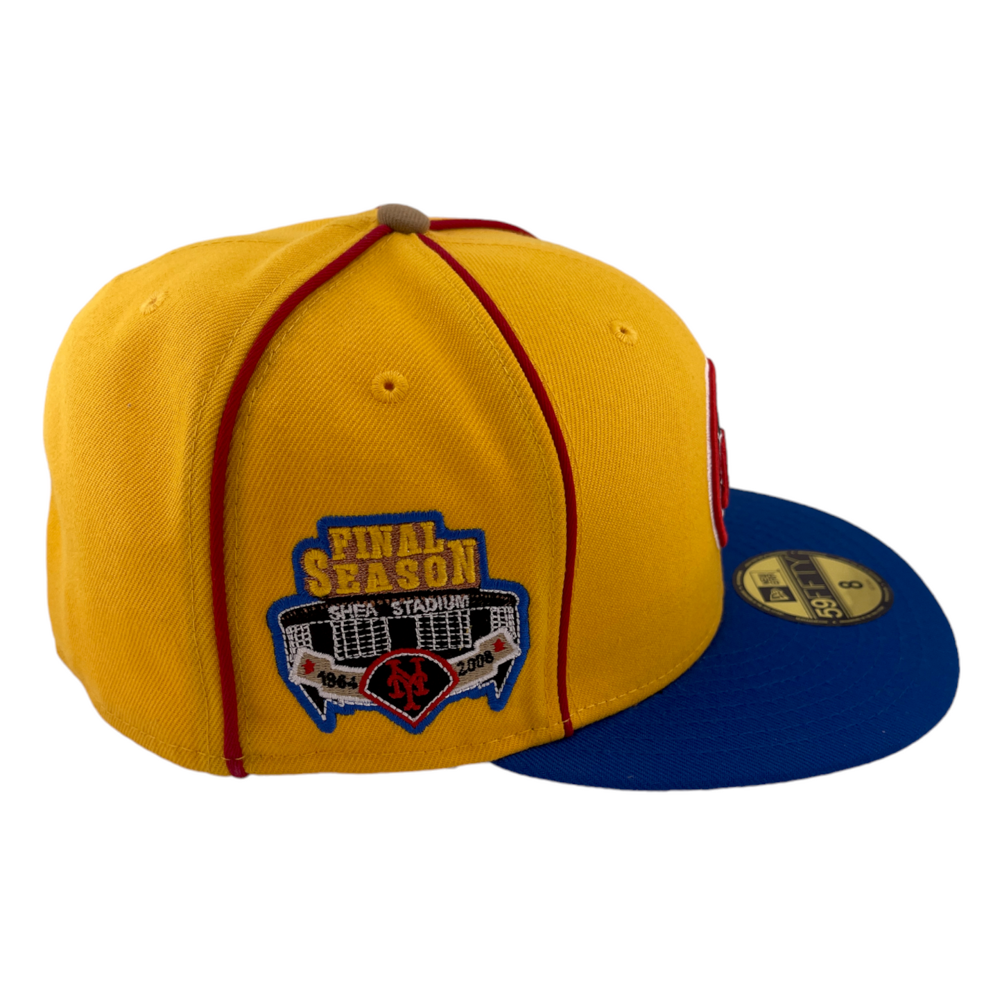 New Era New York Mets MLB Lasso Toy Pack Gold/Blue Tan UV 59Fifty Fitted Hat Cap