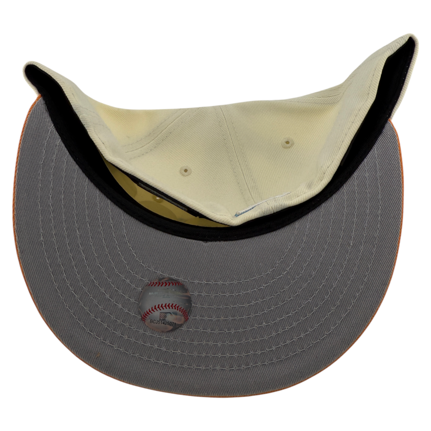 New Era Houston Astros MLB Pastel Punch Creamsicle Cream 59Fifty Fitted Hat Cap