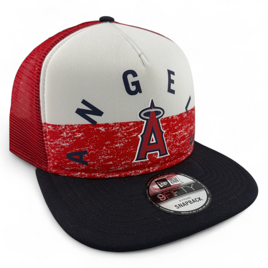 New Era Los Angeles Angels MLB Gameday Foam Trucker Mesh Back 9Fifty Snapback