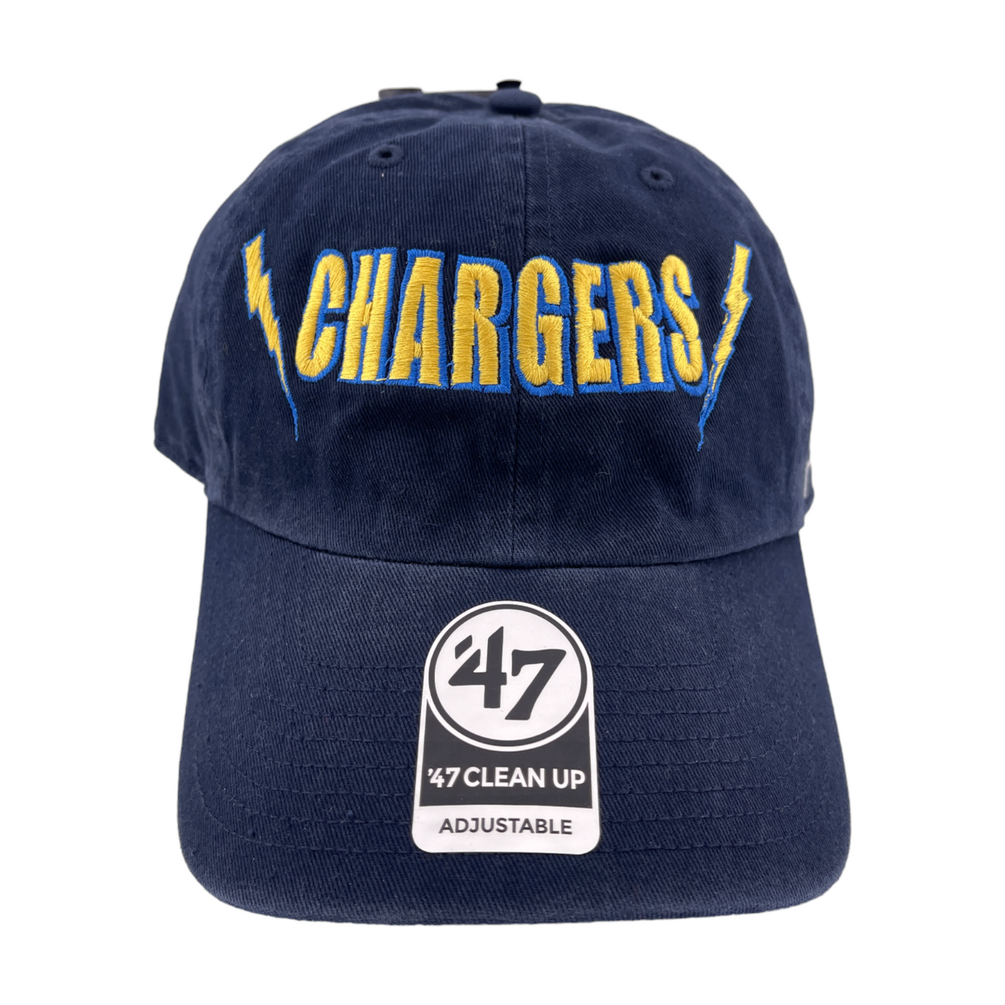 '47 Brand Los Angeles Chargers NFL Clean Up Navy Blue Adjustable Dad Hat