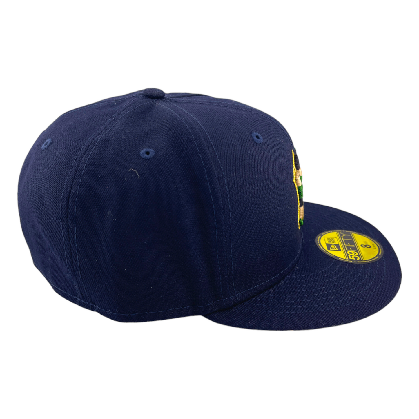 New Era New York Yankees Camouflage Gold Logo Navy Blue/Camo UV 59FIFTY Hat Cap