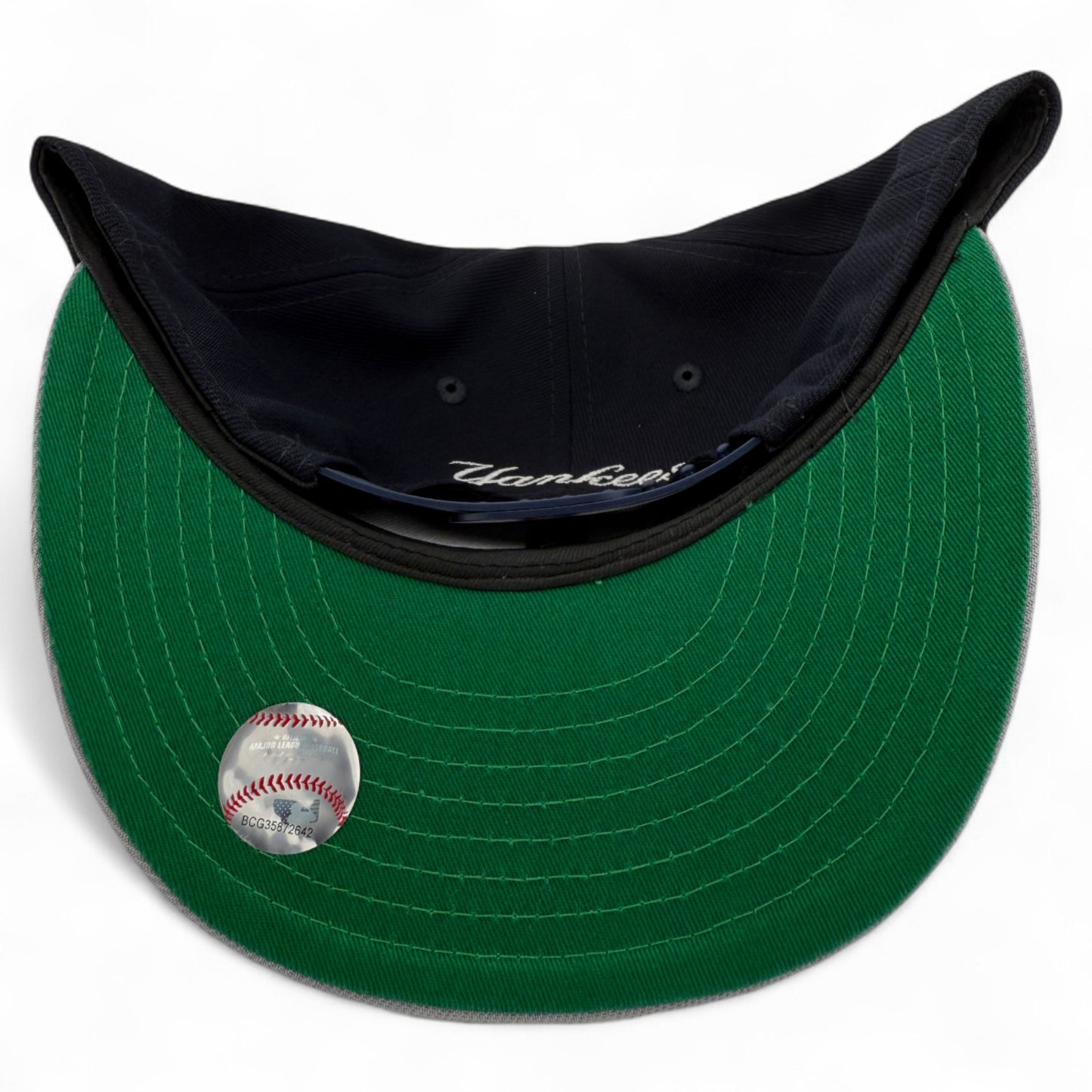 New Era New York Yankees MLB SCript Block Navy 9FIFTY Snapback Adjustable Hat