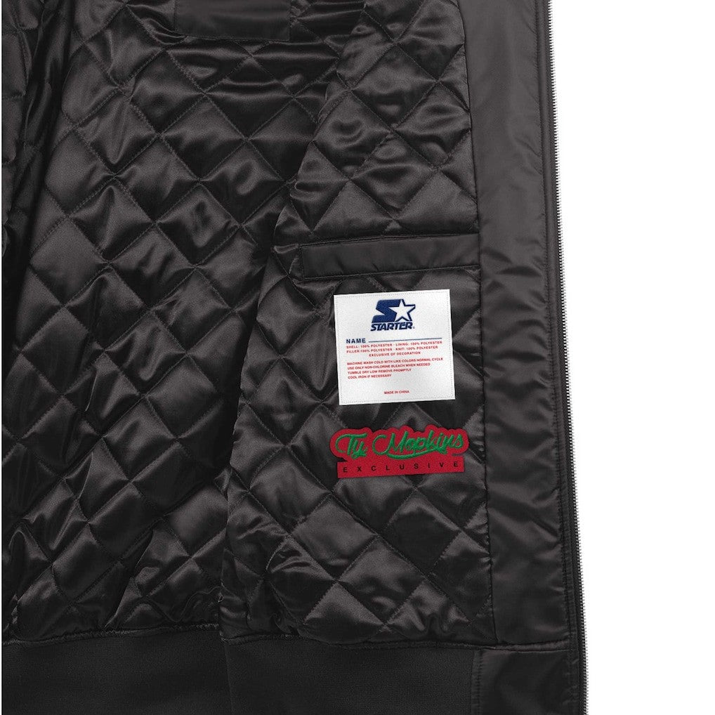 Starter x Ty Mopkins Atlanta Braves MLB Black History Month Satin Men's Large