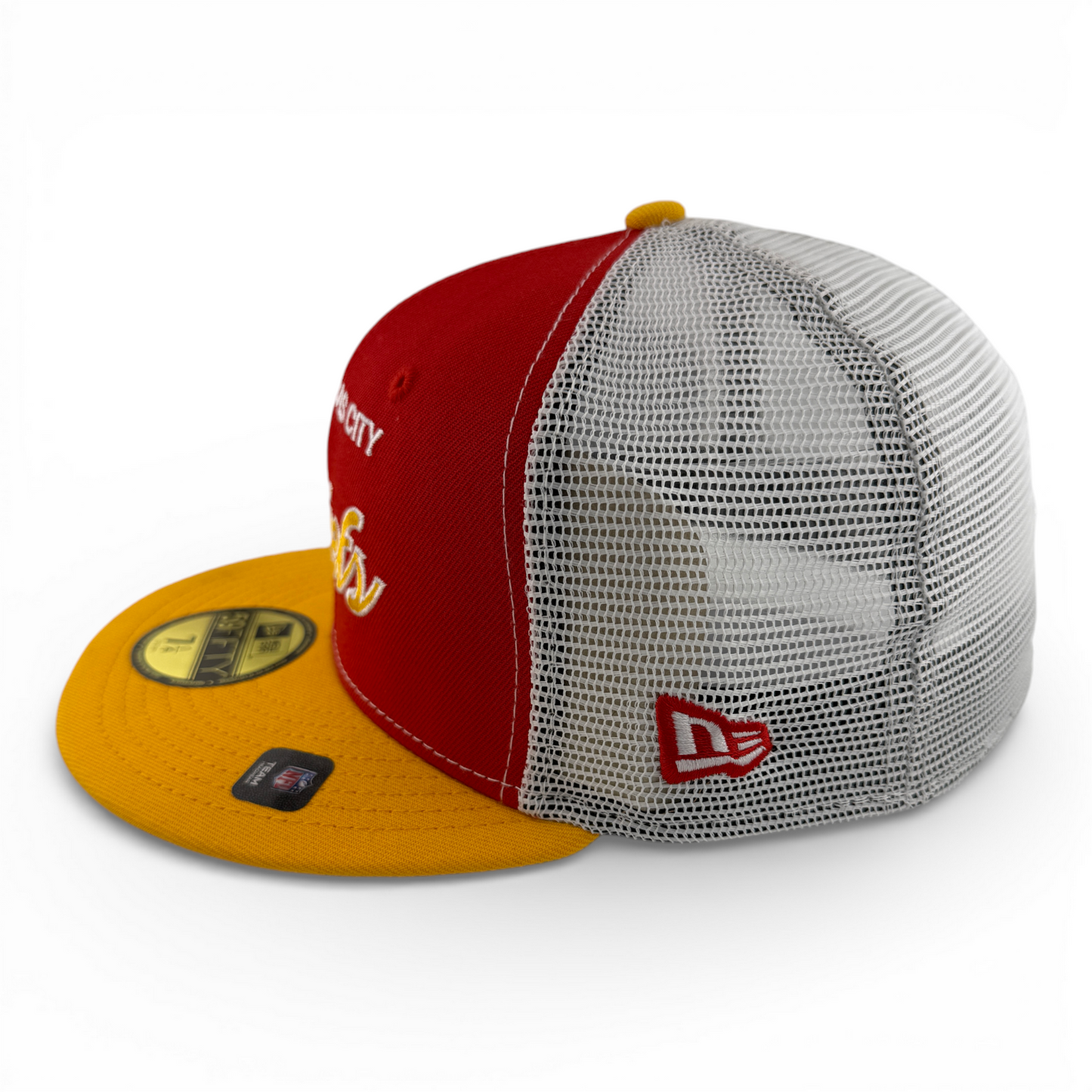 New Era Kansas City Chiefs NFL Draft ‘04 Lids Script Mesh 59FIFTY Fitted Hat Cap
