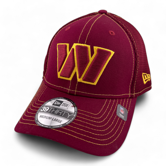 New Era Washington Commanders NFL Team Neo Mesh Back Maroon 39Thirty Hat Cap