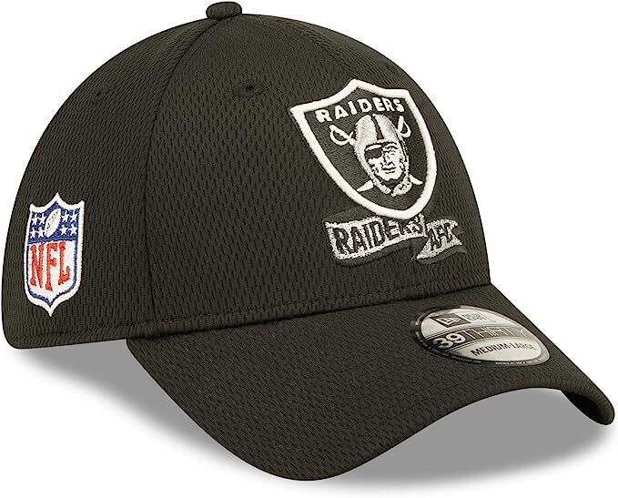 New Era Las Vegas Raiders NFL Sideline Coaches 2022 Neo 39Thirty Stretch Fit Hat Cap