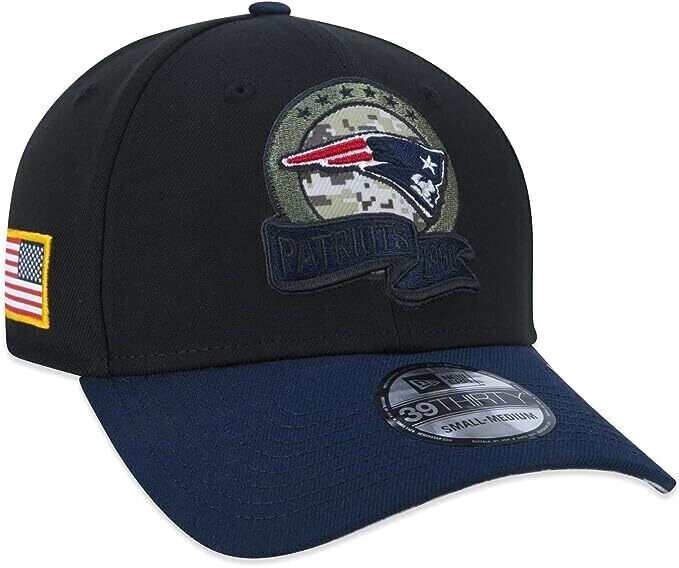 New Era New England Patriots NFL 2022 Salute to Service 39Thirty Hat Cap