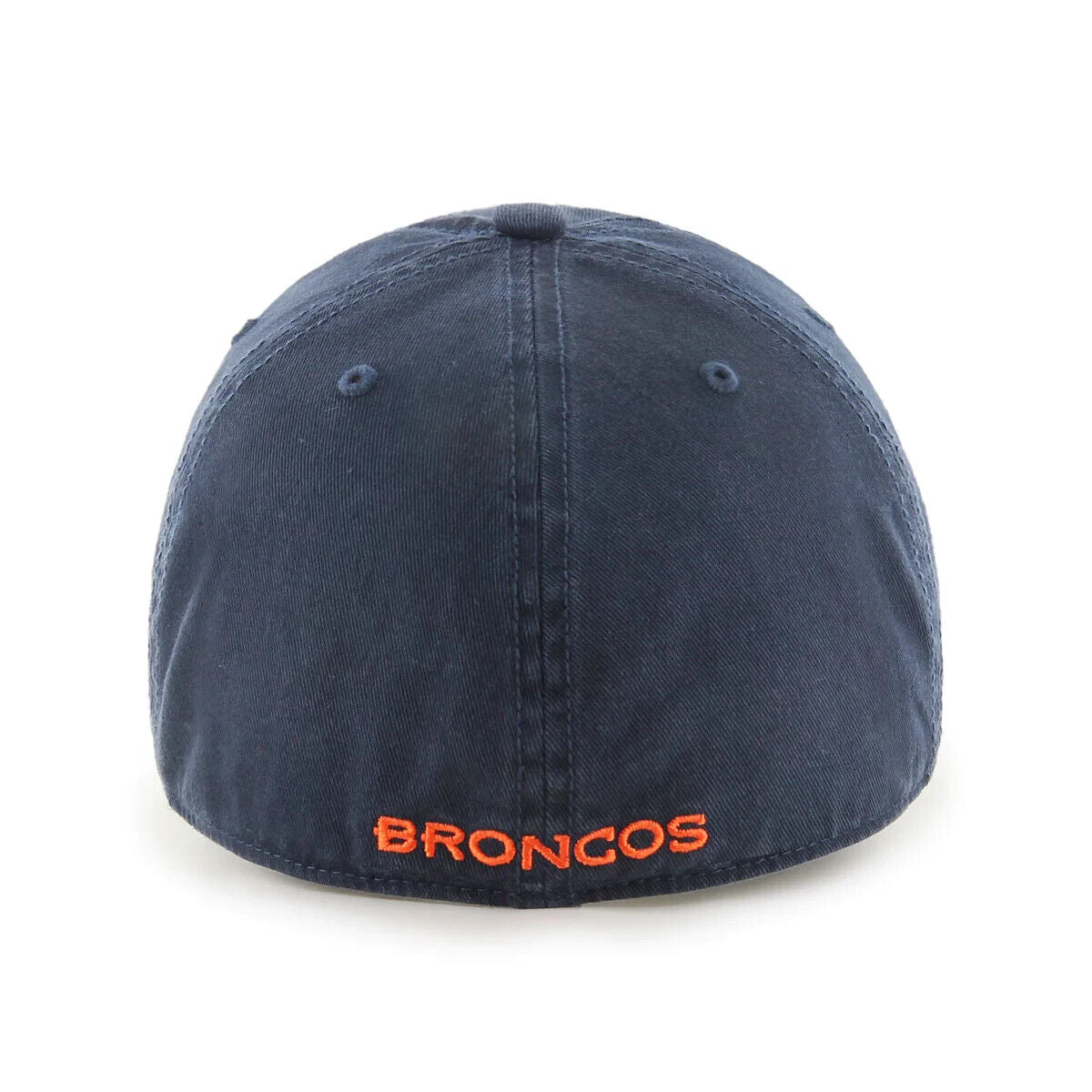 '47 Brand Franchise Fitted Denver Broncos Logo NFL Navy Fitted Hat Cap