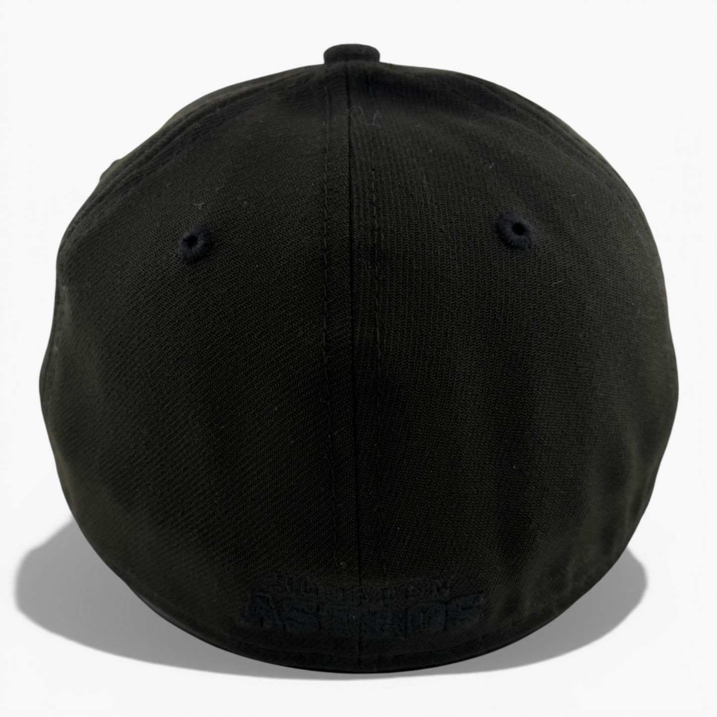 New Era Houston Astros MLB All Blackout Blacked Out 39Thirty Flex Fit Hat Cap