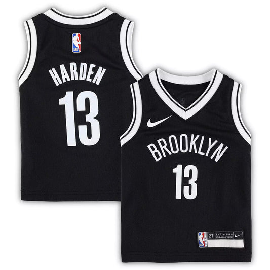 Nike Brooklyn Nets James Harden 13 Icon Edition Black Kids Toddler Infant Jersey